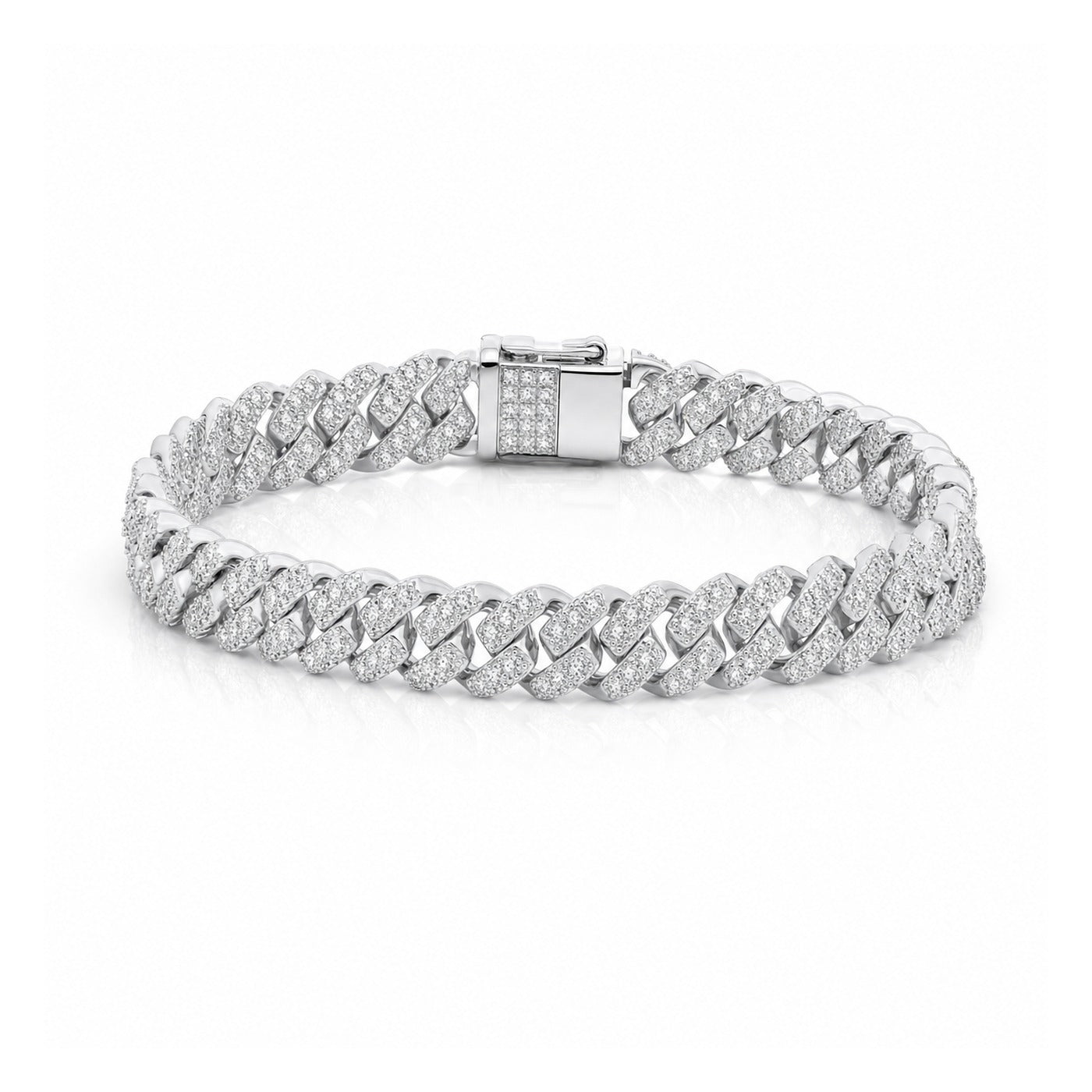 Iced-Out Miami Cuban Link Bracelet
